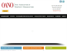 Tablet Screenshot of oano.org